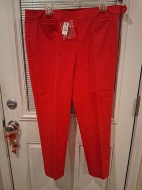 Talbots Red Button Detail Petite Garment